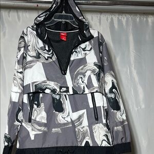 Nike Black and Gray Women's Jacket